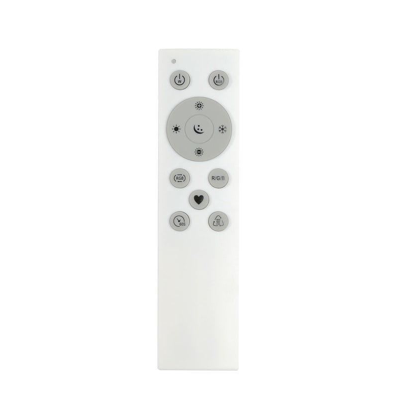Ультратонкий стельовий світильник білий з пультом управління L-42 cm Led+RGB 36W 4500К White Canny 250848-100005740