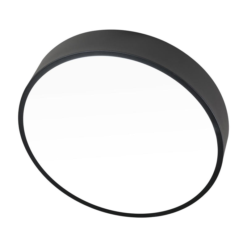 Стельовий світильник чорний з пультом D-30/40/50 cm Led + RGB Black Circle 251048-100006297