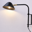 Світильник чорний настінний H-30 cm W-14 cm G9 Black Topper 260866-100008593