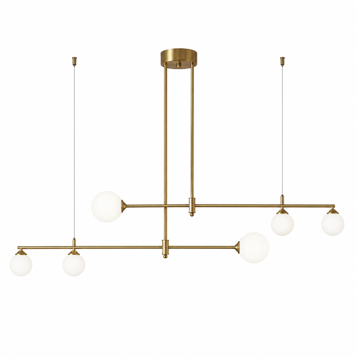 Люстра Modo Gold 2 L-135 см 4000К Gold + White 240118-100003012