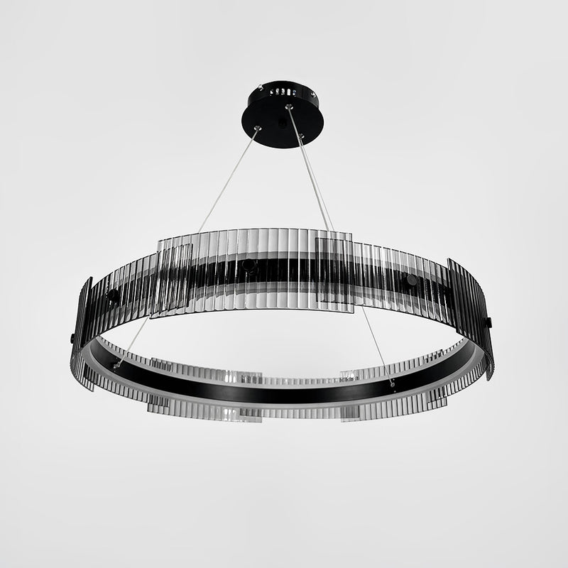 Підвісна люстра чорна D-60 cm Led 50W Black Restraint 250918-100002048