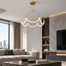 Люстра підвісна мідна D-80 cm Led 30W Copper+White Arcada 260936-100008837
