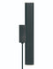 Настінний світильник чорний H-35 cm GU10 Black Gofre 250809-100005810