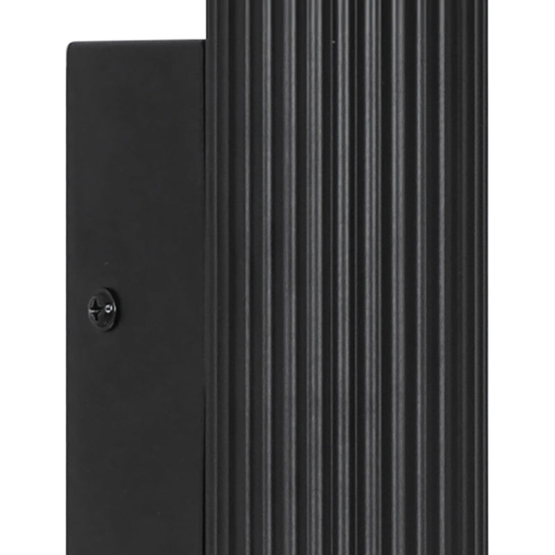 Настінний світильник чорний H-35 cm GU10 Black Gofre 250809-100005810