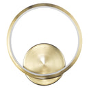 Настінний світильник золотий D-21 cm Led 18W 4000K Gold Circle 260140-100007080