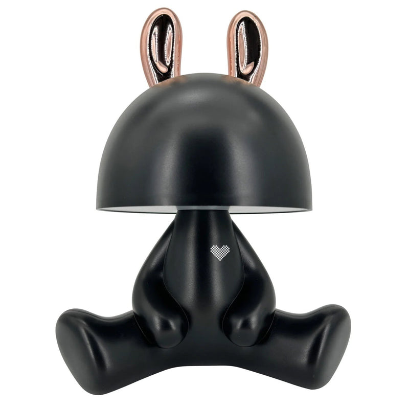 Настільна лампа чорний з золотом зайчик H-27 cm Led Black+Gold Rabbit 250840-100005818