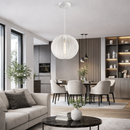 Світильник підвісний білий D-40 cm E27 Lightness Ball White 260140-100007226