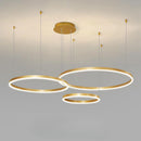 Підвісні світильники Kukho Circle 3000K-6000K D400 + D500 + D600 Led 120W / D400 + D600 + D800 Led 130W Silver / Black / Gold 240419-100003223