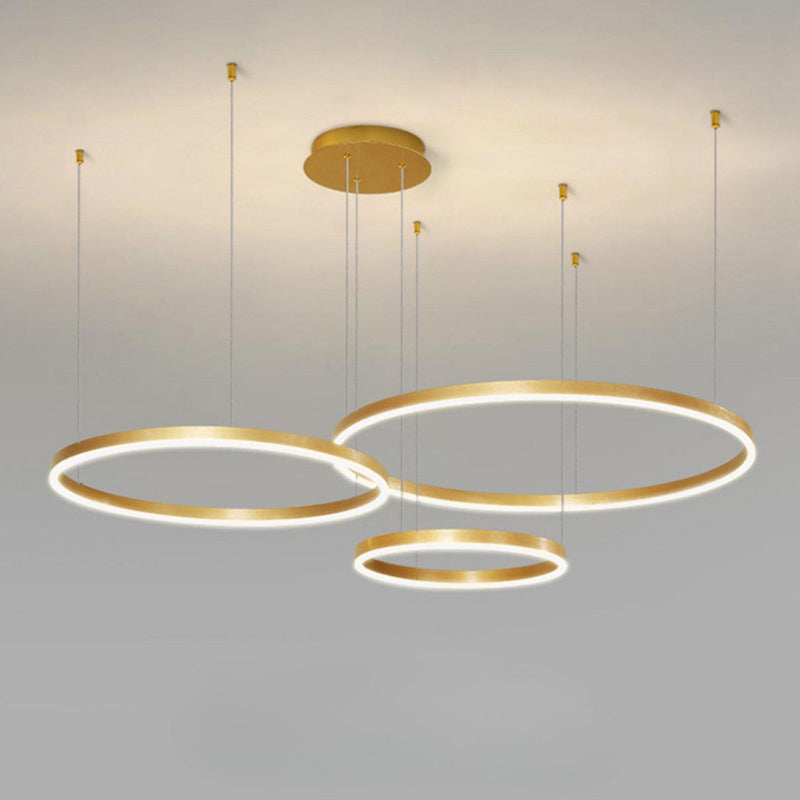 Підвісні світильники Kukho Circle 3000K-6000K D400 + D500 + D600 Led 120W / D400 + D600 + D800 Led 130W Silver / Black / Gold 240419-100003223