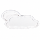 Стельова люстра біла у вигляді хмаринки L - 56 cm H - 4,5 cm Led 66W White Cloud 260531-100007974