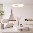 Підвісна люстра біла D-49 cm/ D-68 cm/ D-87 cm Led 72W/ 120W/ 160W White Cloud lamp 240158-100002970