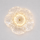 Настінний світильник золотий з прозорим плафоном H-19 cm Led 15W Gold+Transparent Flower 260319-100007688