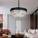 Люстра підвісна Crystal D-50cm / D-60cm / D-80cm E14 Black 250535-100004992