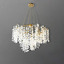 Люстра бронзова з білими матовими пелюстками D-80 cm 10xG9 Bronze + White Alph Seasons Lamp Nature 240558-100003277