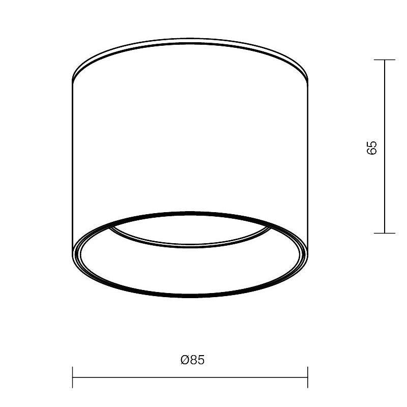 Точковий світильник H-6.5 cm D-8.5 cm GX53 White 260640-100008156