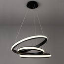 Люстра підвісна чорна світлодіодна D-55 cm Led 110W Black Knot 251188-100006592