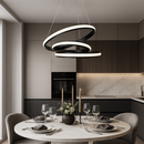 Люстра підвісна чорна світлодіодна D-55 cm Led 110W Black Knot 251188-100006592