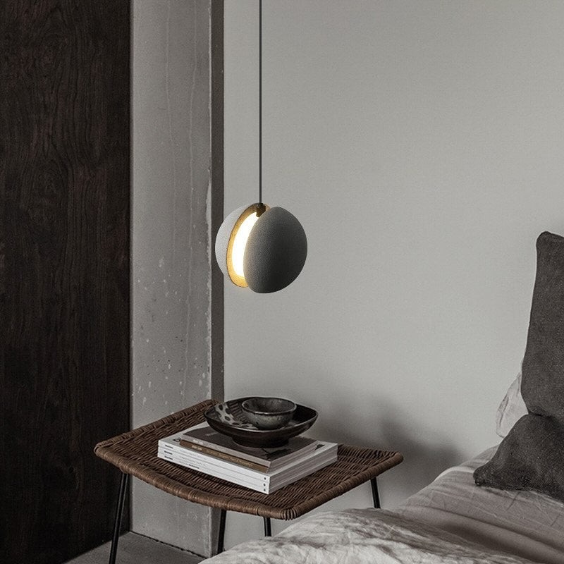 Підвісний світильник D-14 cm G4 Grey + Gold Truzzo planet 240518-100003333