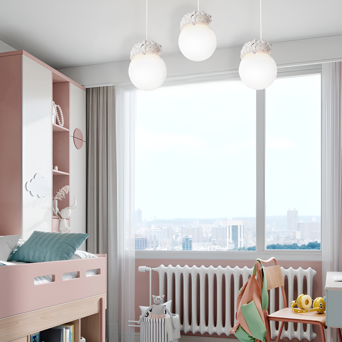 Підвісна люстра Pets Rams 3xE27 250431-100004415
