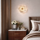 Настінний світильник золотий з прозорим плафоном H-19 cm Led 15W Gold+Transparent Flower 260319-100007688
