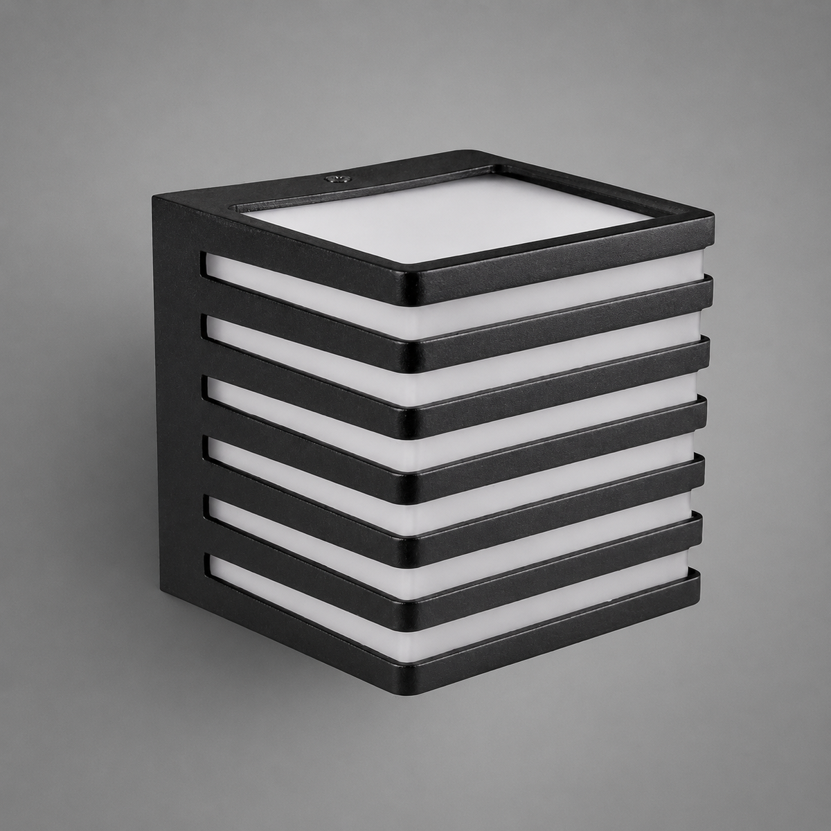 Настінний чорно-білий вуличний світильник L-11 cm Led 13W IP54 3000K Black + White Piper 260619-100008293