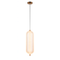 Підвісний світильник золотий з бежевим прозорим плафоном W-15 cm Led 14W Beige clear Colours 250931-100006123
