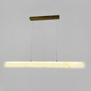 Підвісна люстра біла з імітацією мармуру L-100 cm / L-120 cm / L-150 cm Led White Marble 251018-100006438