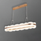 Люстра Ice Wave Oval Gold L-1100cm 250622-100005036