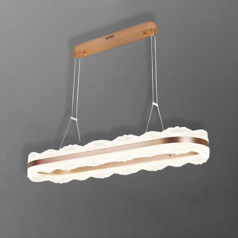 Люстра Ice Wave Oval Gold L-1100cm 250622-100005036