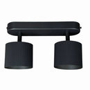 Точкові світильники чорні H-13.5 cm D-5.5 cm GX53 Black Gofre 260260-100007365