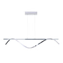 Підвісна люстра срібна хвиляста L-120 cm Led 23W 4000K Silver Gemo Wave 250940-100006080