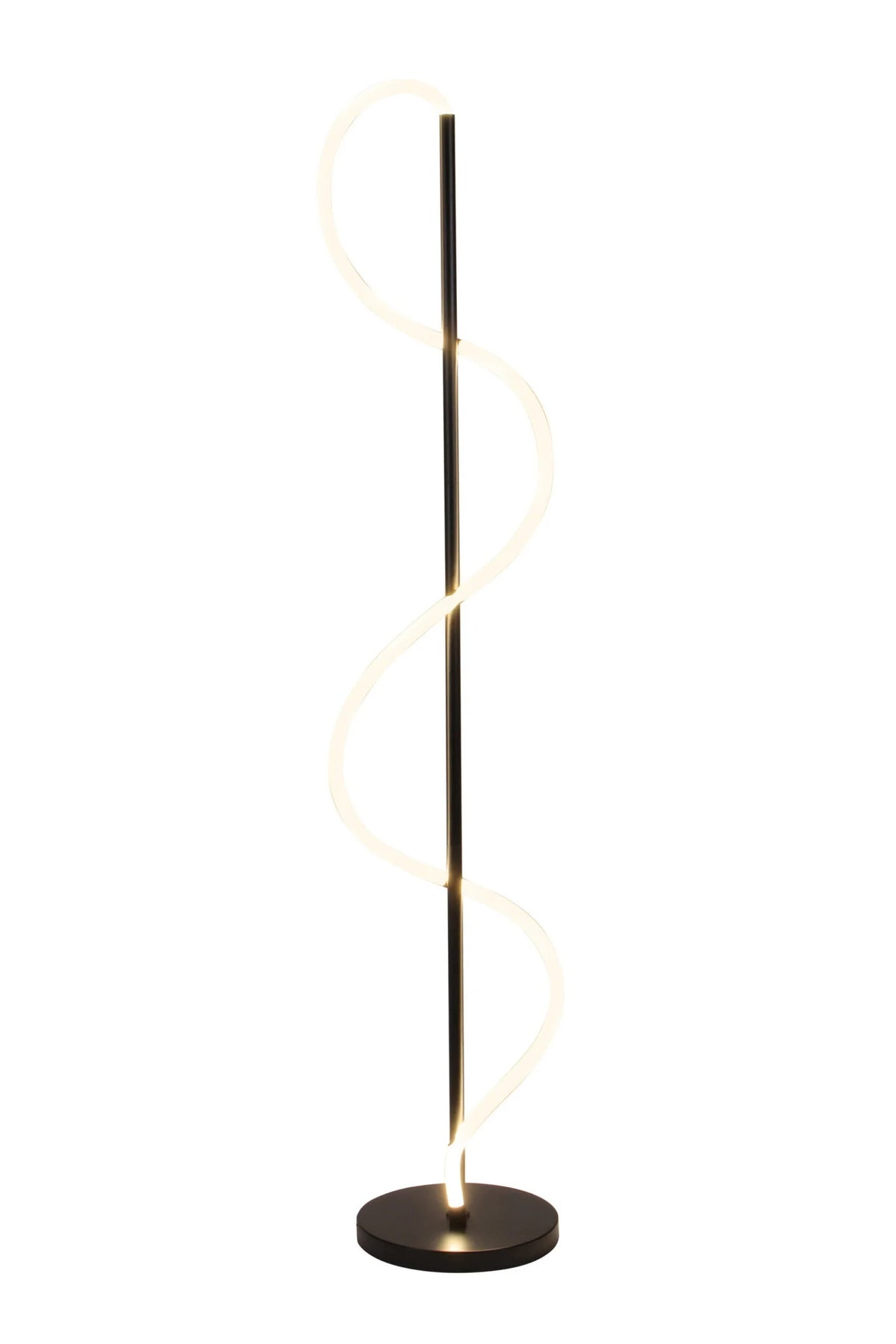 Торшер чорний H-145 cm Led 36W 4000K Black Rope 251240-100006996