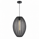 Світильник підвісний чорний D-50 cm E27 Lightness Elips Black 260140-100007231