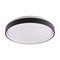 Стельовий світильник чорний світлодіодний D-38.5 cm H-7 cm IP44 Led 48W Black+White Circle 250940-100006036