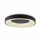 Стельовий світильник чорний з пультом D-38.5 cm Led 48W 3000K-6000K IP44 Black Bagel 260940-100008887