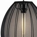 Світильник підвісний чорний D-50 cm E27 Lightness Elips Black 260140-100007231