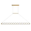 Підвісна люстра золота L-110 cm Led 22W 3000K Gold Pearls 260340-100007636