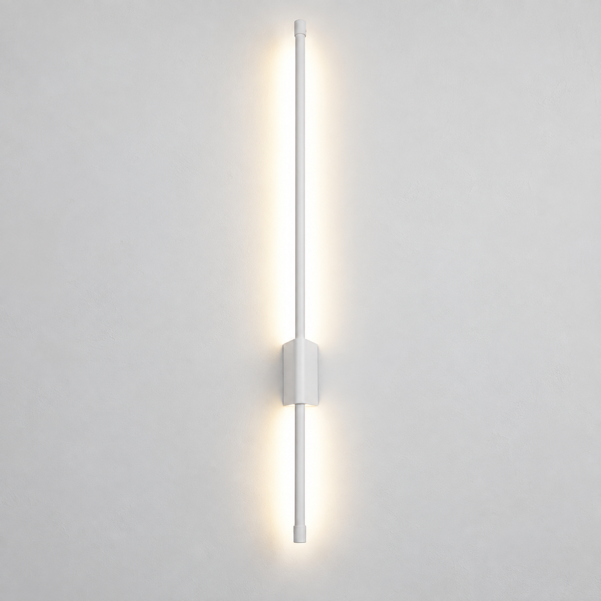 Світильник настінний білий H - 75 cm / 95 cm  Led 10W / 14W 4000K White Pipe Line 260936-100008842