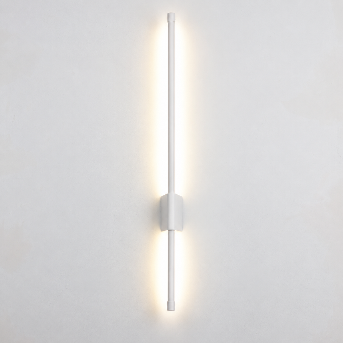 Світильник настінний білий H - 75 cm / 95 cm  Led 10W / 14W 4000K White Pipe Line 260936-100008842