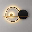 Світильник настінний чорний з золотом L-80 cm Led 26W Black + Gold Mistic 260835-100008597