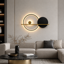 Світильник настінний чорний з золотом L-80 cm Led 26W Black + Gold Mistic 260835-100008597