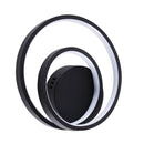 Настінний світильник чорний D-25 cm 4000К Led 15W Black Twin Circle 251040-100006402