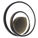 Настінний світильник чорний D-25 cm 4000К Led 15W Black Twin Circle 251040-100006402