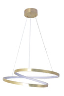 Підвісна люстра золота D-50 cm Led 40W 4000K Gold Knot 251240-100006888