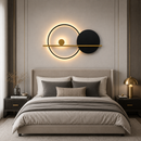 Світильник настінний чорний з золотом L-80 cm Led 26W Black + Gold Mistic 260835-100008597