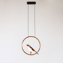 Світильник підвісний золотий D-30 cm Led 6W Black+French Gold Birds 251131-100006599