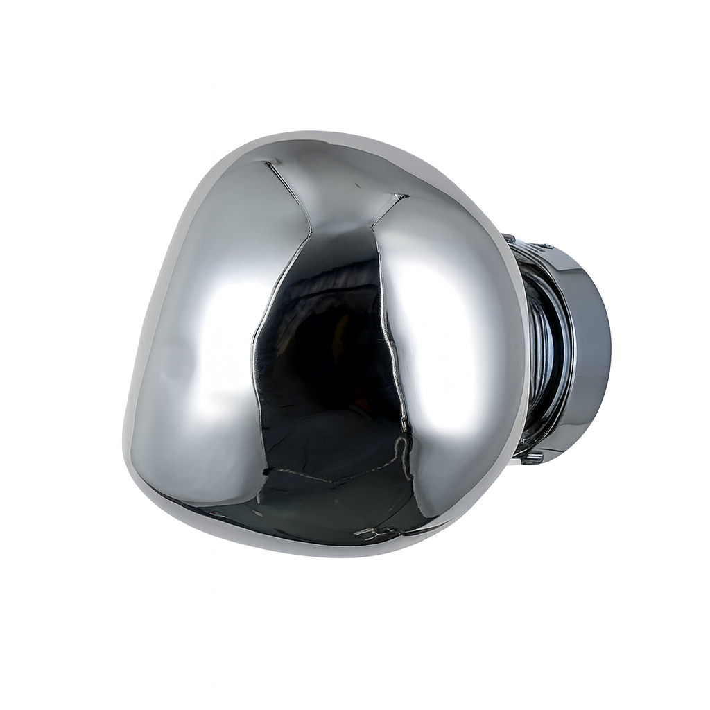 Настінний світильник хромований з плафоном органічної форми H-21 cm E27 Chrome Melt plazma 250931-100006066