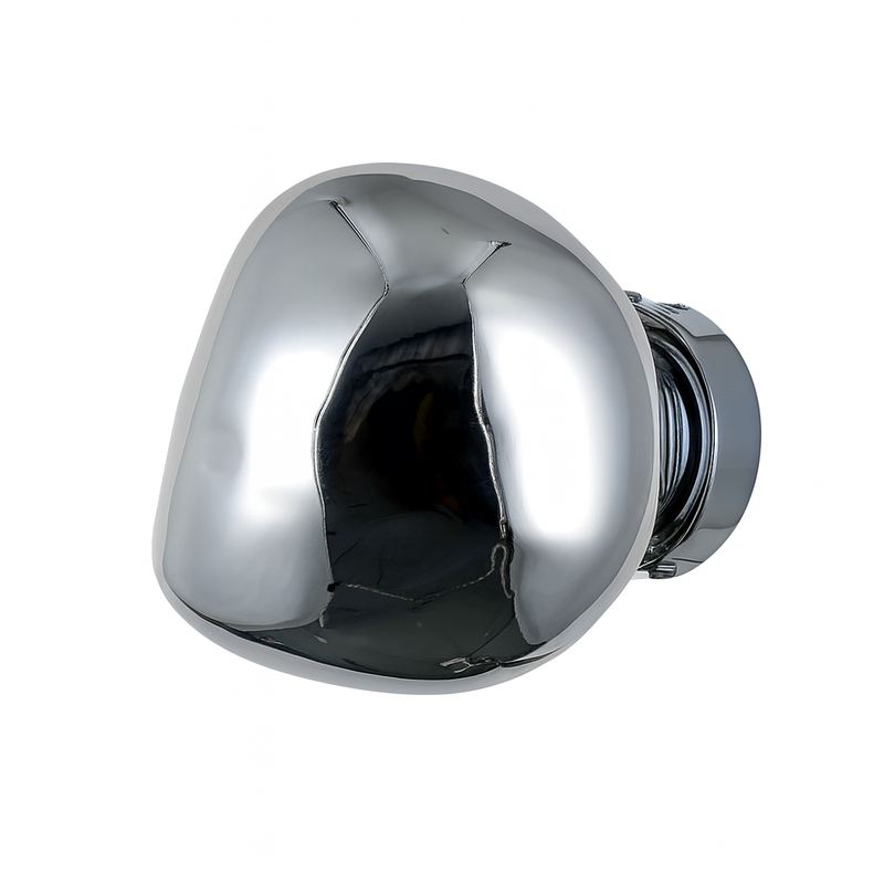Настінний світильник хромований з плафоном органічної форми H-21 cm E27 Chrome Melt plazma 250931-100006066