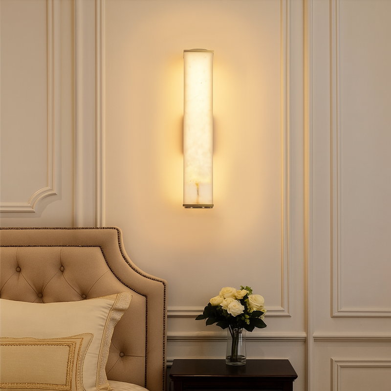 Настінний світильник з імітацією мармуру H-60 cm/ 80 cm Marble imitation round 250818-100005717