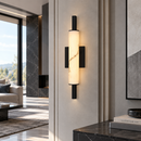 Настінний світильник H-47 cm Led 8W 4000K Black+White Marble Imitation 260936-100008828